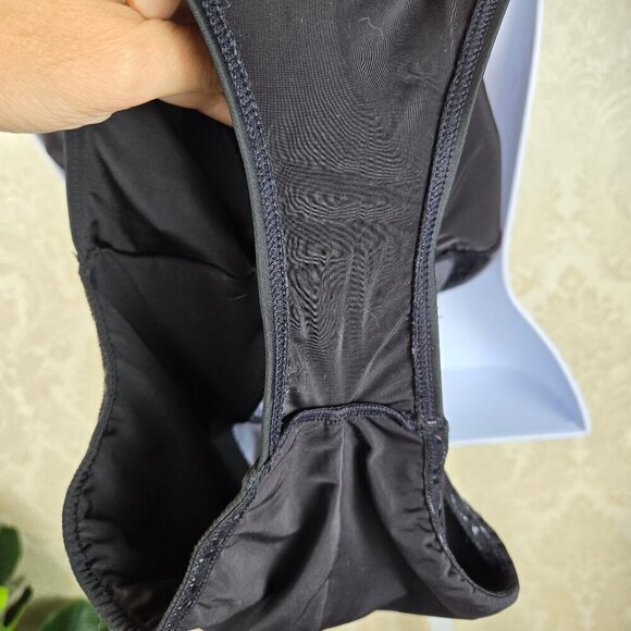 Oakley Size Small Black and Gray One Piece Swimsuit Mesh Accents Adj Straps - Picture 11 of 13